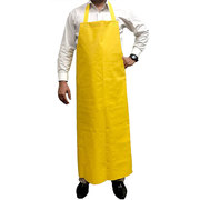 Kleen Chef PVC General Use Polyester Apron, Yellow, Small BLKC-ES-PVC-AP2Y